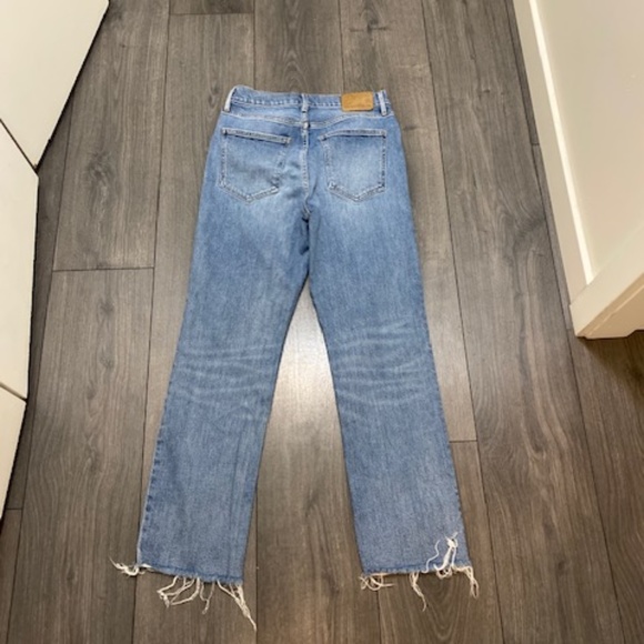 Aritzia Blue Straight Leg Jeans - Picture 9 of 12